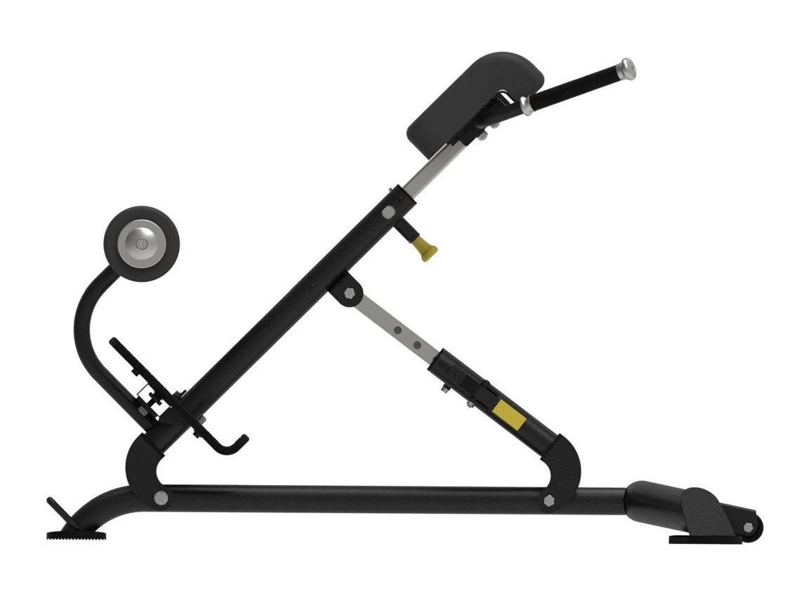 Impulse Hyperextension 45 Grader Black - 2