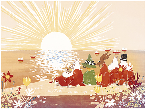 Moomin poster SUNSET, 60x80 cm