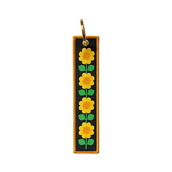 Keyring woven strap - Cloudberry
