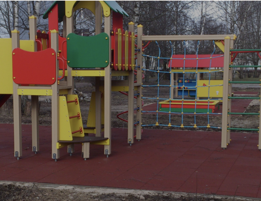 Lekparksmatta Gummi ECO 50mm 500x500mm (FRI frakt) - 3