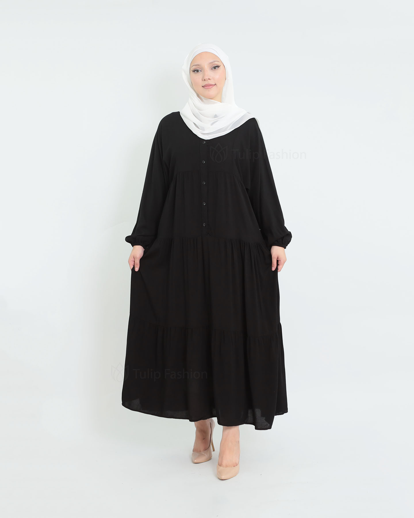 Maxi dress - Black - 2