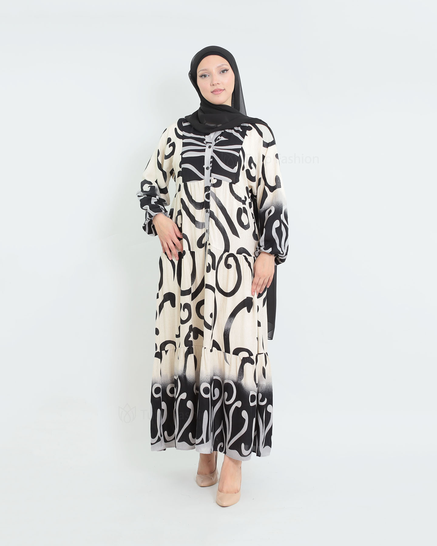 Maxi dress - Off-White - 5