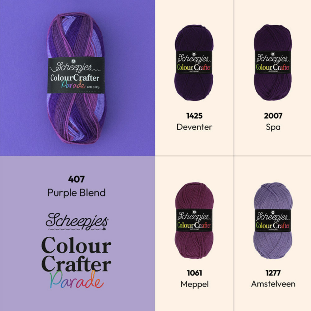 Colour Crafter Parade Purple Blend 407 - 2