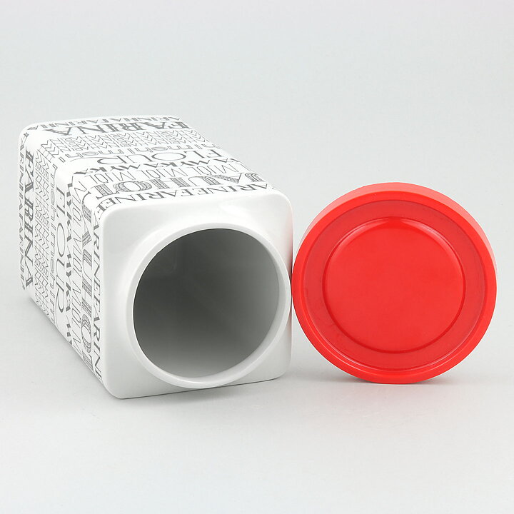 Esteri Tomula (1966) Flour Jar with Text Decor 20 cm