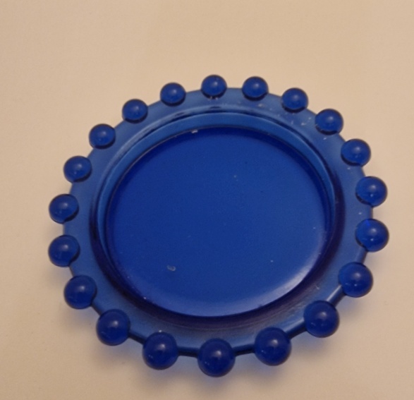 Imperial Candlewick dark blue coaster