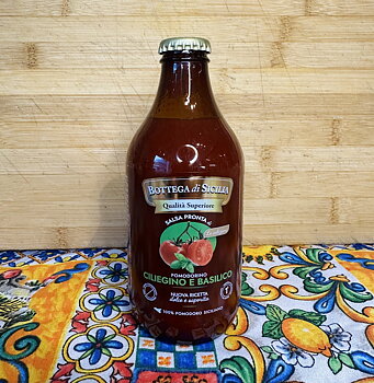 Bottega Di Sicilia Pomodorino Ciliegino e Basilico330g