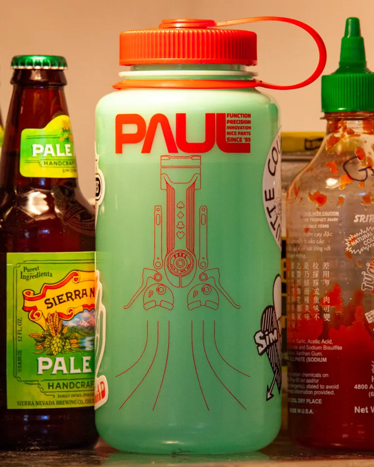PAUL COMPONENTS - GLOW IN THE DARK NASA NALGENE - 3