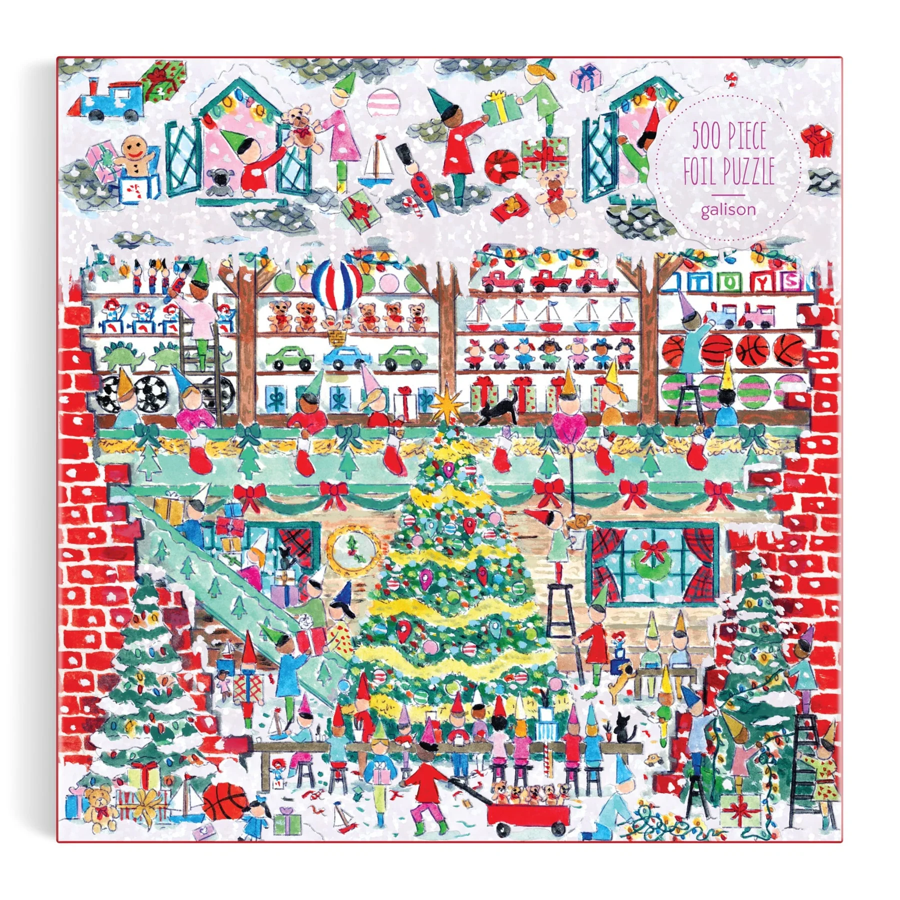 Michael Storrings Toy Workshop 500 Piece Foil Puzzle - 2
