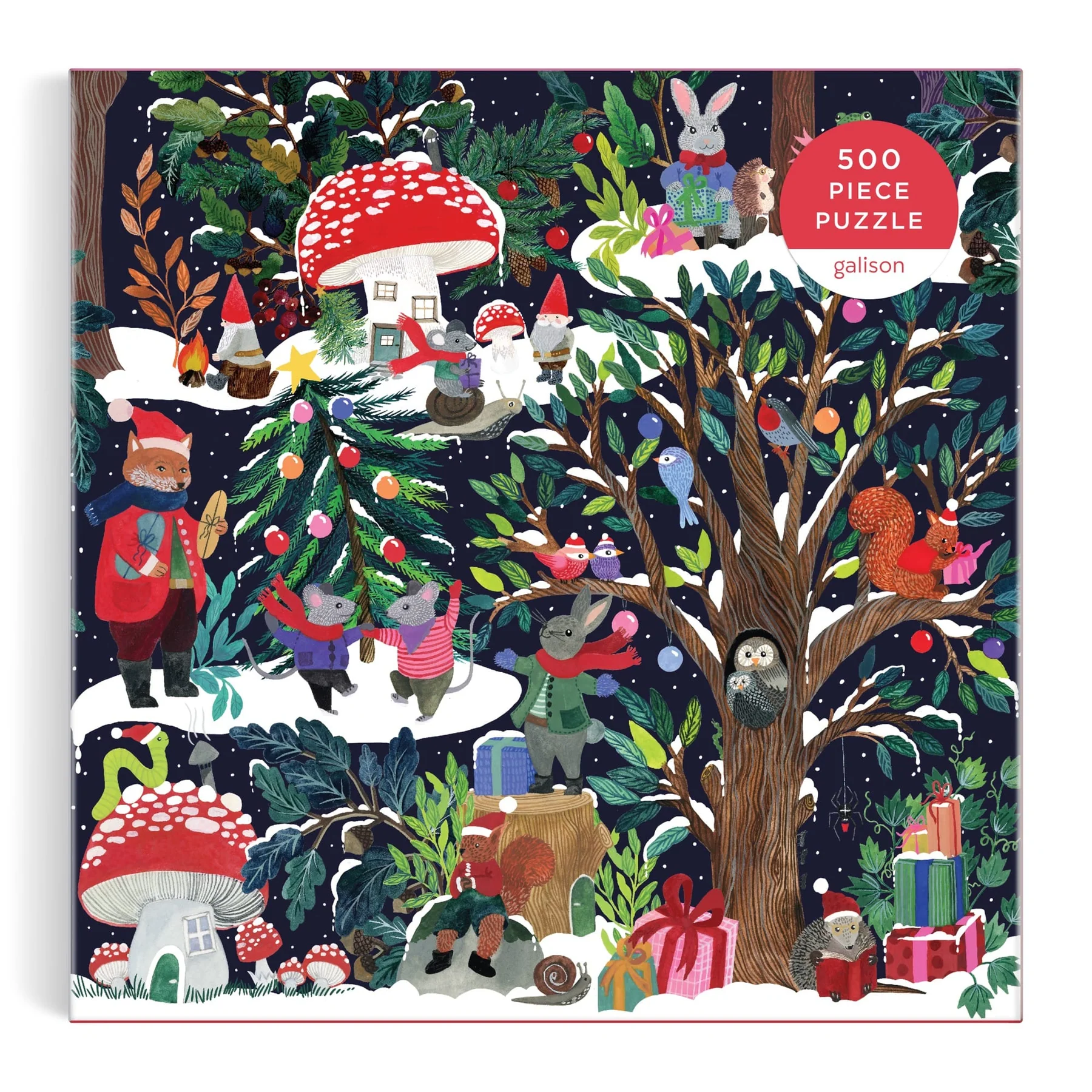 Yuletide Forest 500 Piece Puzzle - 2