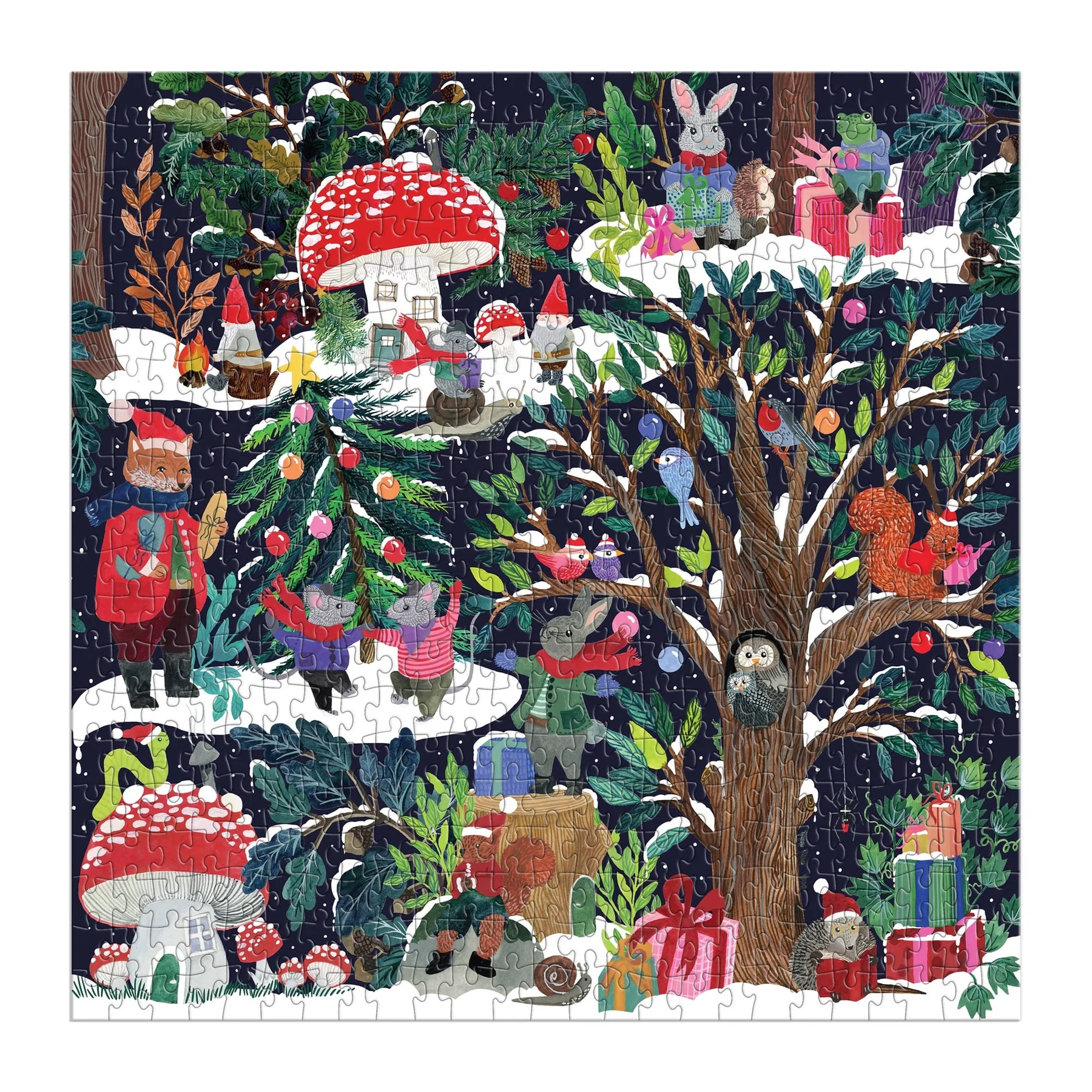 Yuletide Forest 500 Piece Puzzle - 3
