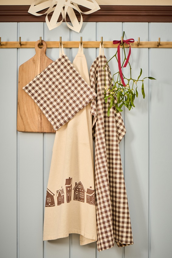 Kökshandduk - Pepparkakshus - Jul - 50x70 cm