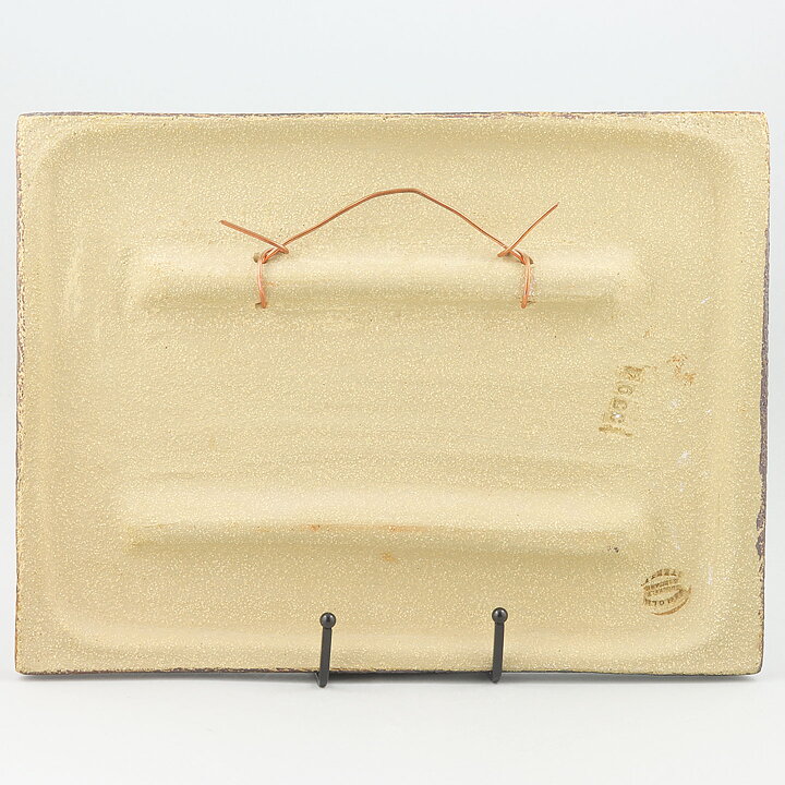Noomi Backhausen (1970s) Rectangular Wall Plaque with Bird Motif 32 cm