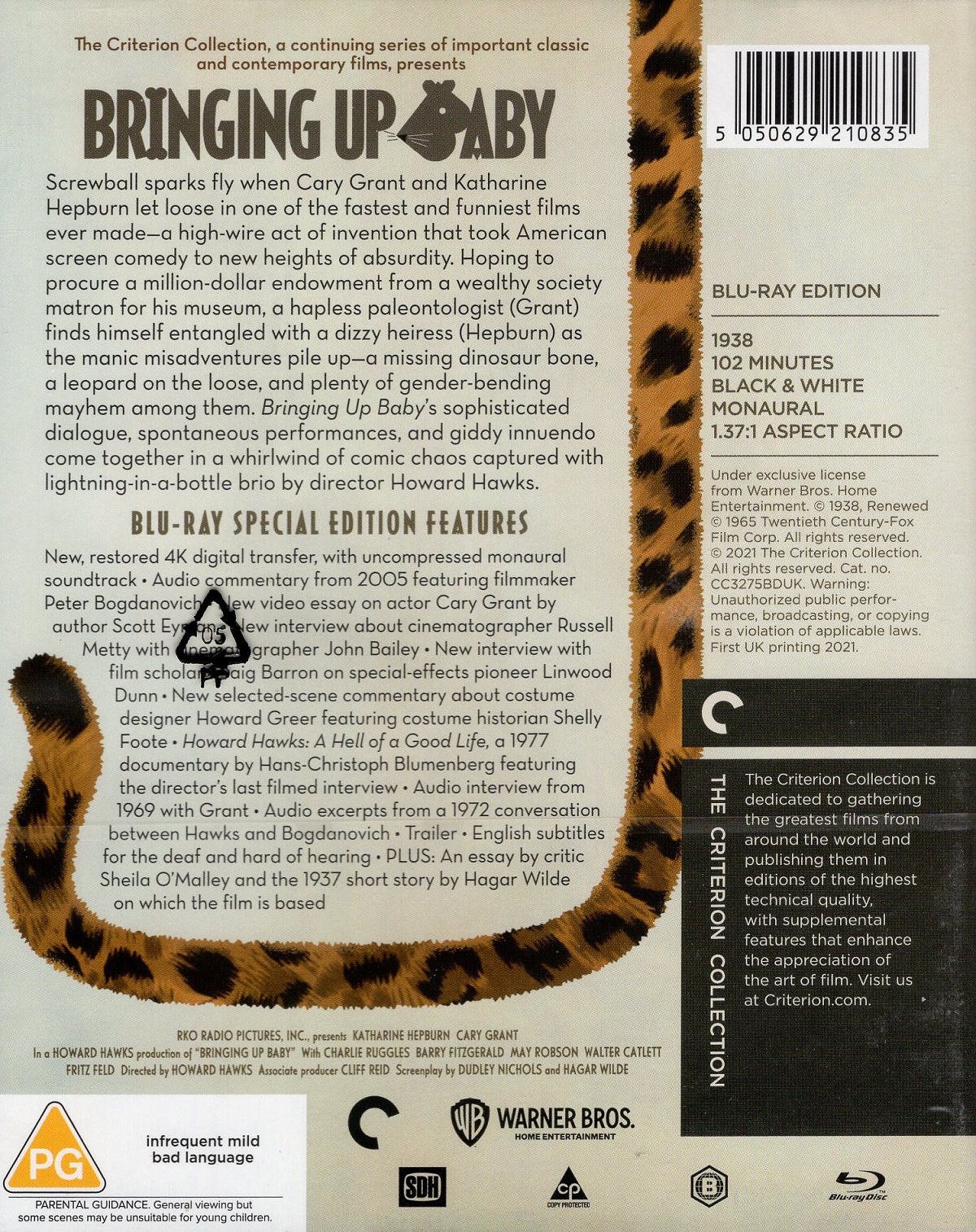 Bringing Up Baby (Criterion Collection) (ej svensk text) (Blu-ray) - 2