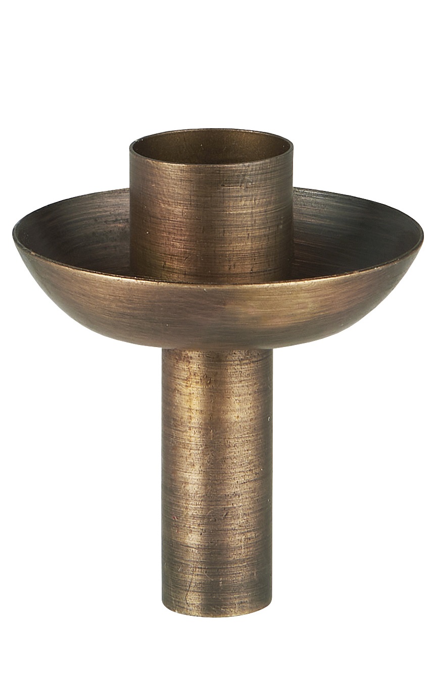 Candle holder for bottle - Crown candle - Candlestick - Bronze - 2