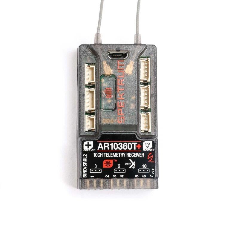 Spektrum AR10360T+ DSMX 10-Channel AS3X+ & SAFE Telemetry Receiver - 5