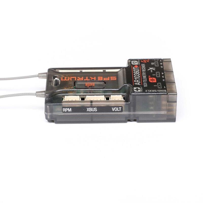 Spektrum AR10360T+ DSMX 10-Channel AS3X+ & SAFE Telemetry Receiver - 4
