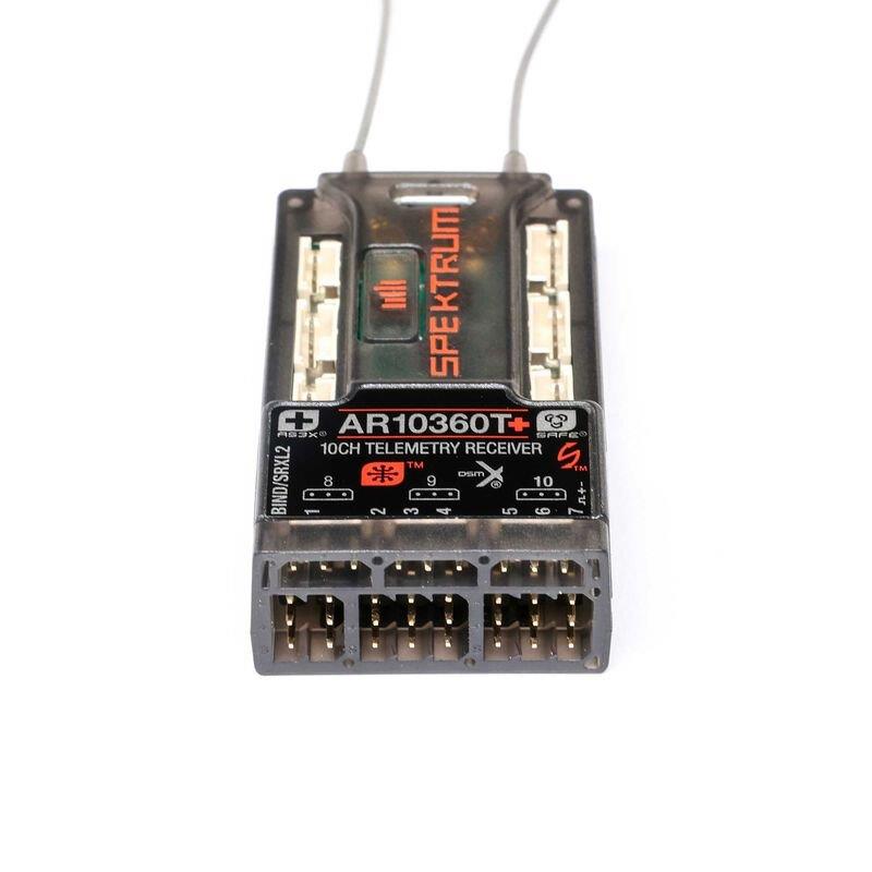 Spektrum AR10360T+ DSMX 10-Channel AS3X+ & SAFE Telemetry Receiver - 2