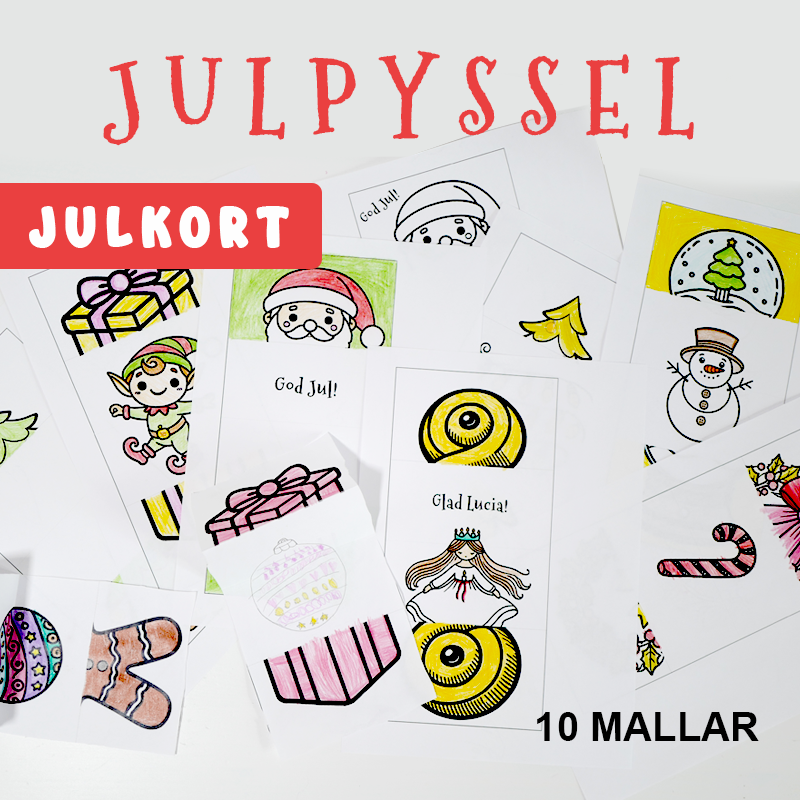 Julkort Surprise 10 mallar