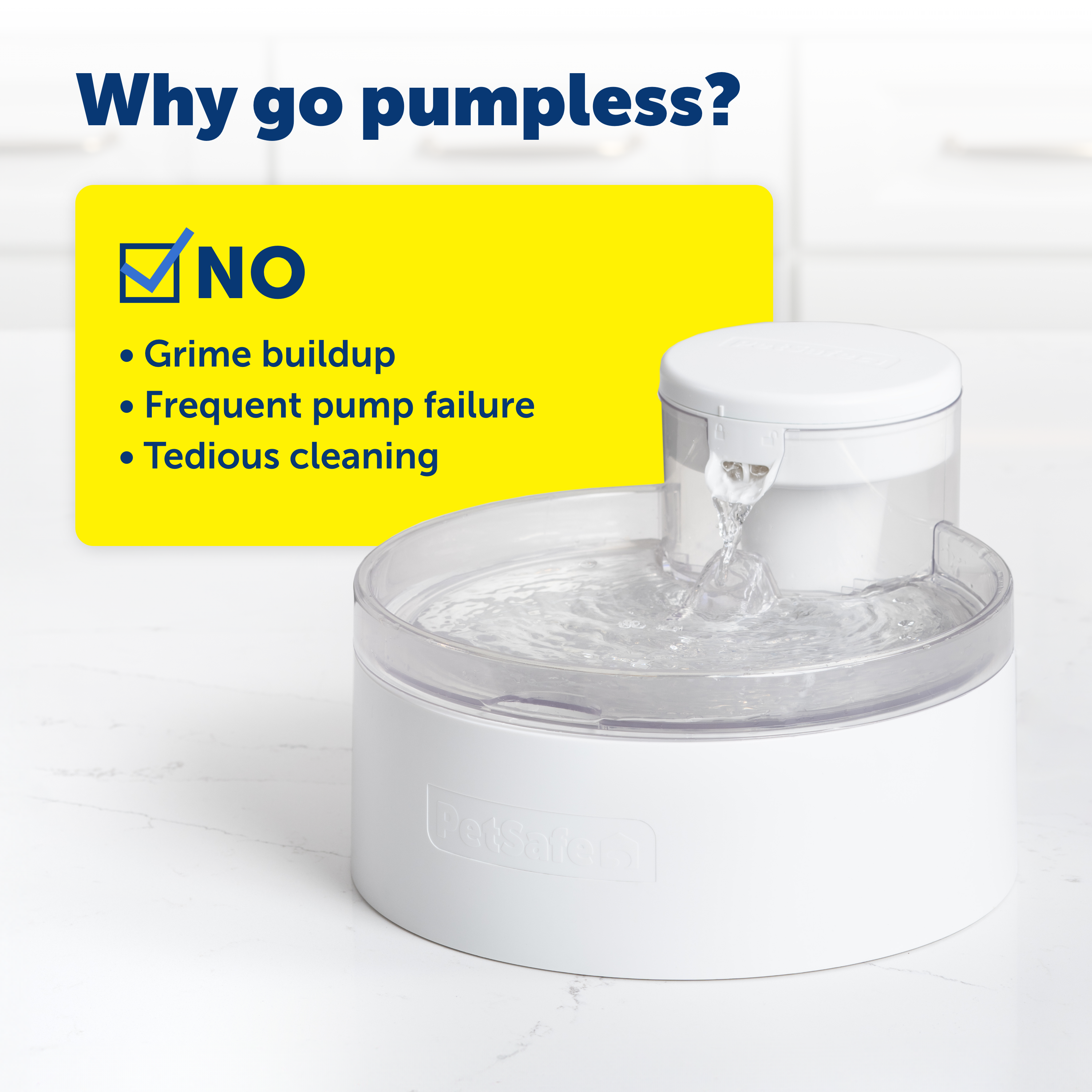 PetSafe Outlast Pumpless Pet Fountain - 1,8 litre - 5