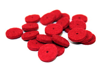 Button Felt Washer / Different colors