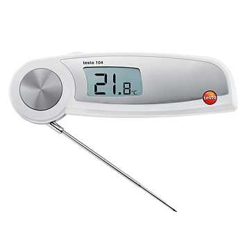 Testo 104 Vattentät ficktermometer med vikbar spet