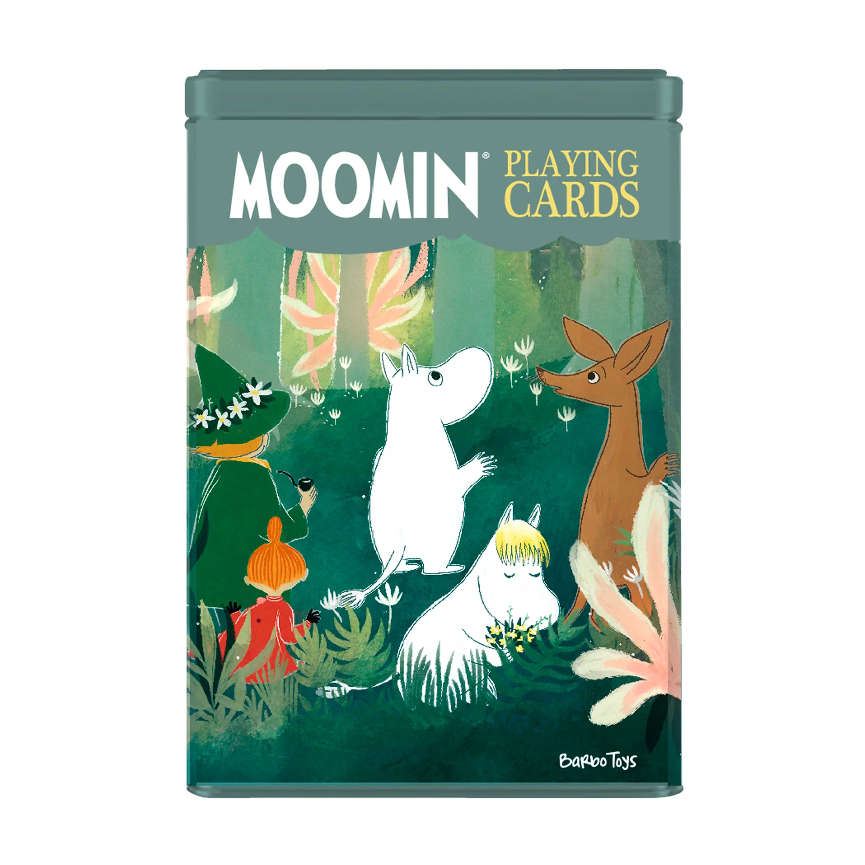 Moomin card deck in tin box - Forest
