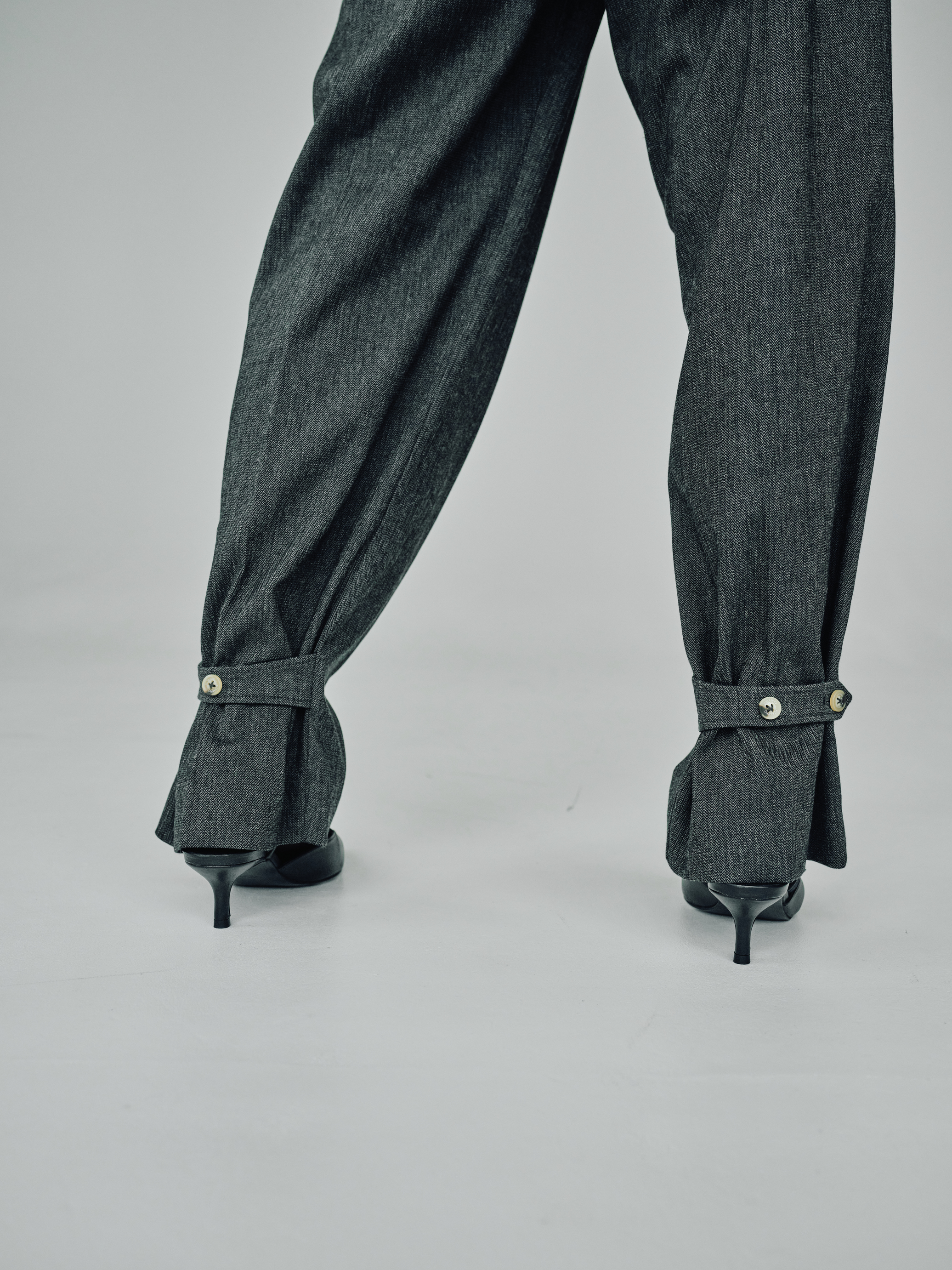 HEYANNO Well Herringbone Pant - 5