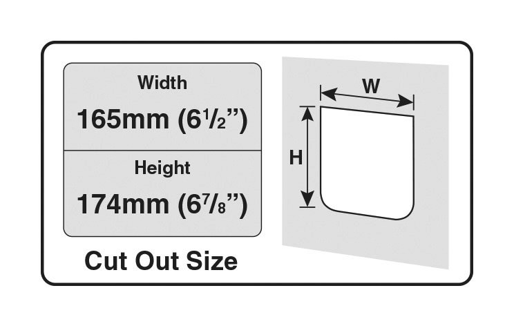Closer Pets Cat Mate 4-Way-Locking Cat Flap - Durable