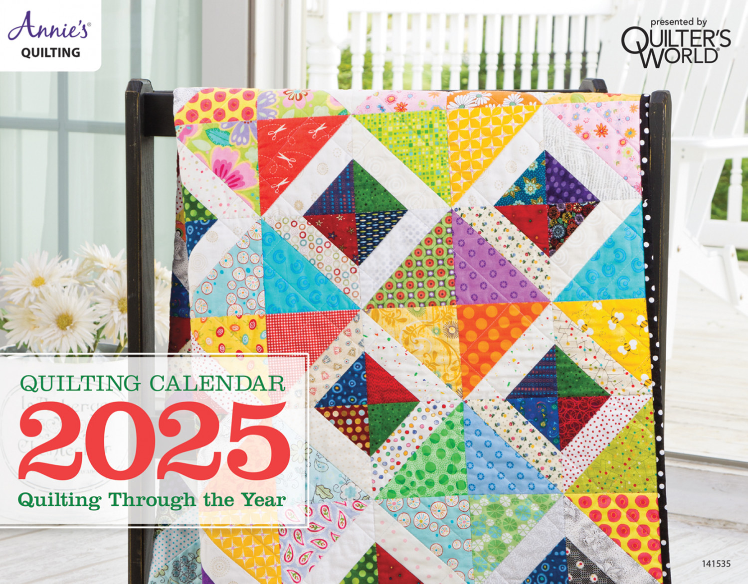 Quiltameva Kalender 2025 Quilting Calendar med mönster på alla