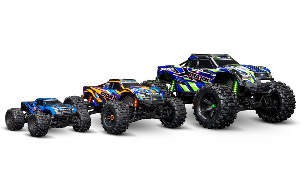 Traxxas Mini MAXX RTR TQ BL-2s Blå - USB-C Laddare / 2s LiPo - 3