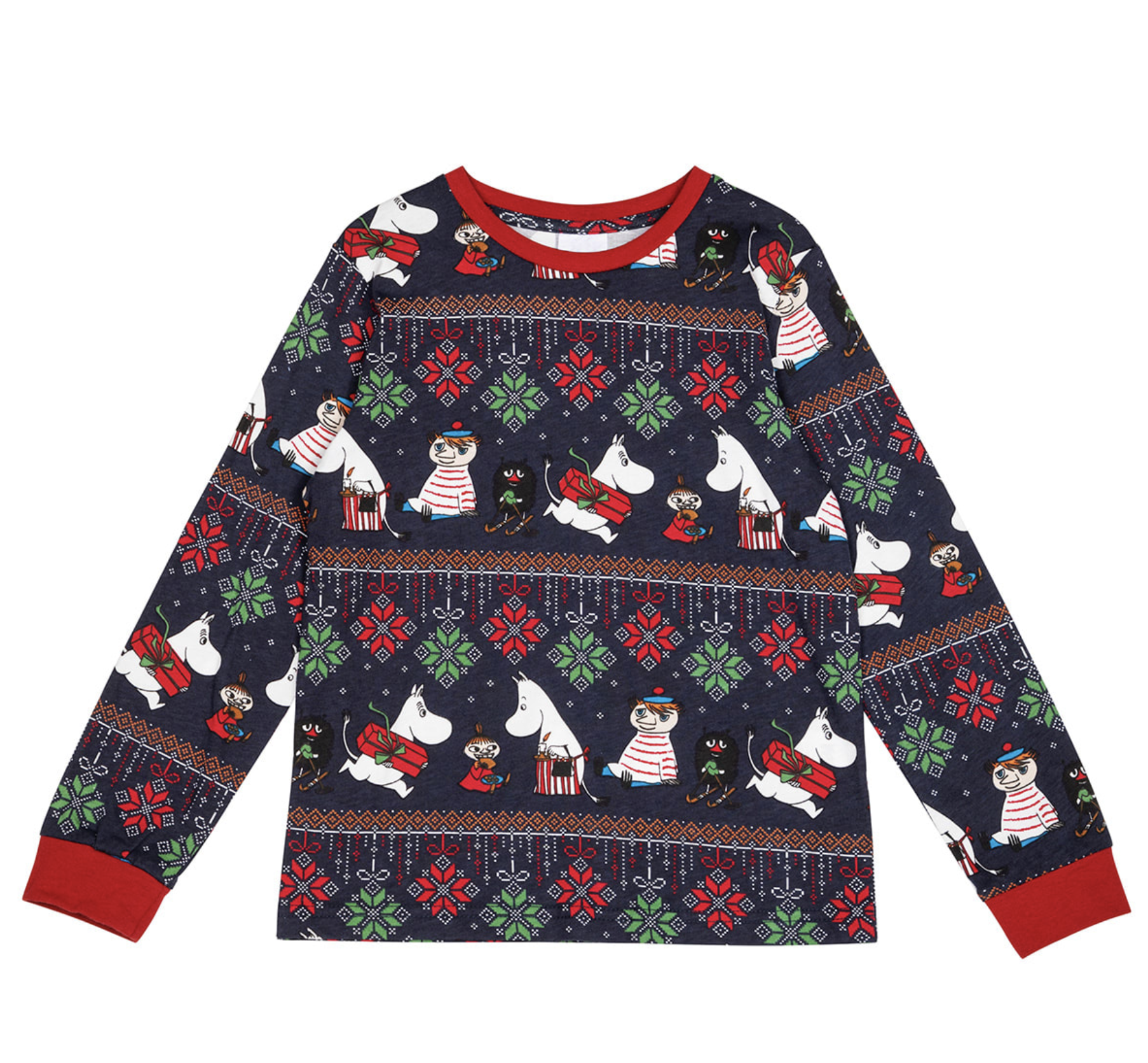 Mumin Barn Julpyjamas - Ornament (Finns även för herr, dam & bebis)  - 2
