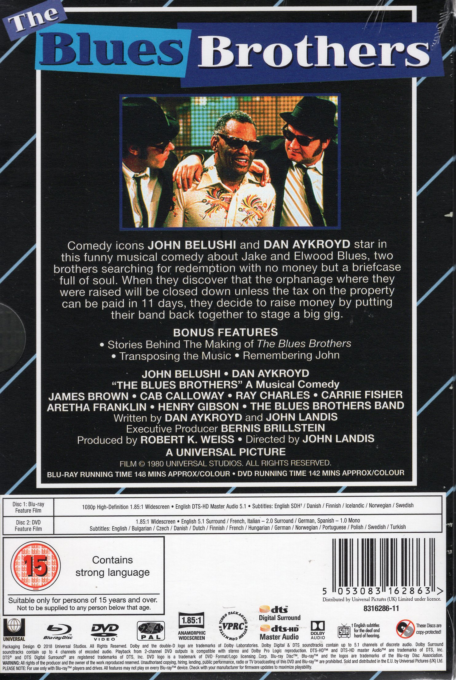 Blues Brothers - Limited Edition VHS Collection (Ingen VHS följer med) (Blu-ray+DVD) - 2