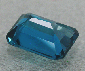 Impresionante piedra preciosa de topacio azul de Londres natural de 1,14 ct - 2