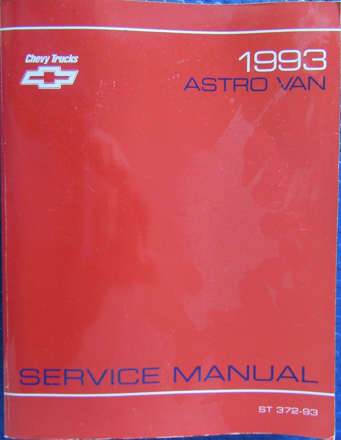 1993 Chevrolet Astro Van Service Manual