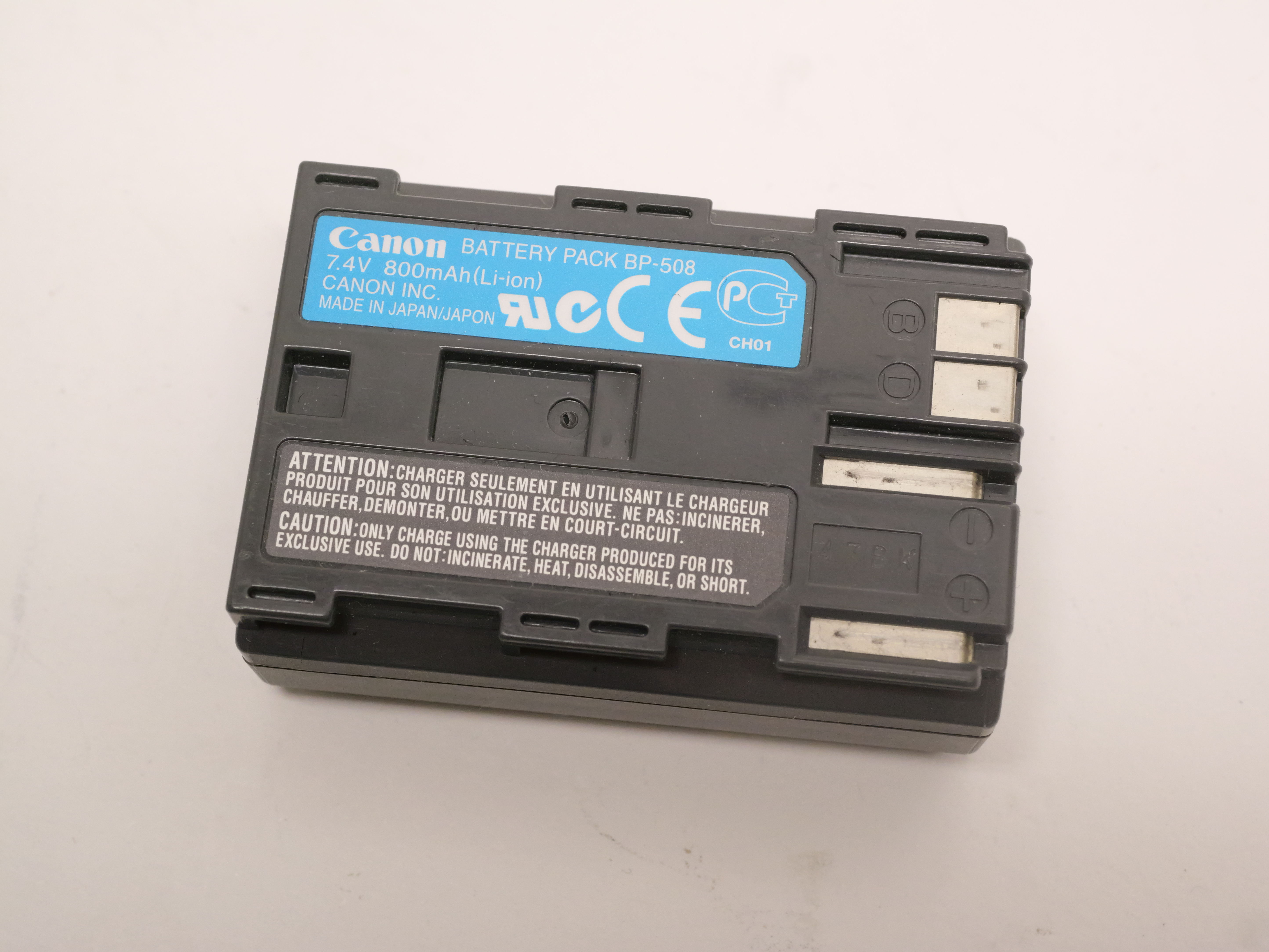Beg. Canon BP-508 orginalbatteri