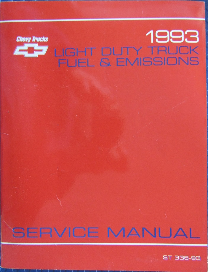 1993 Chevrolet Light Duty Truck Fuel & Emission Service Manual