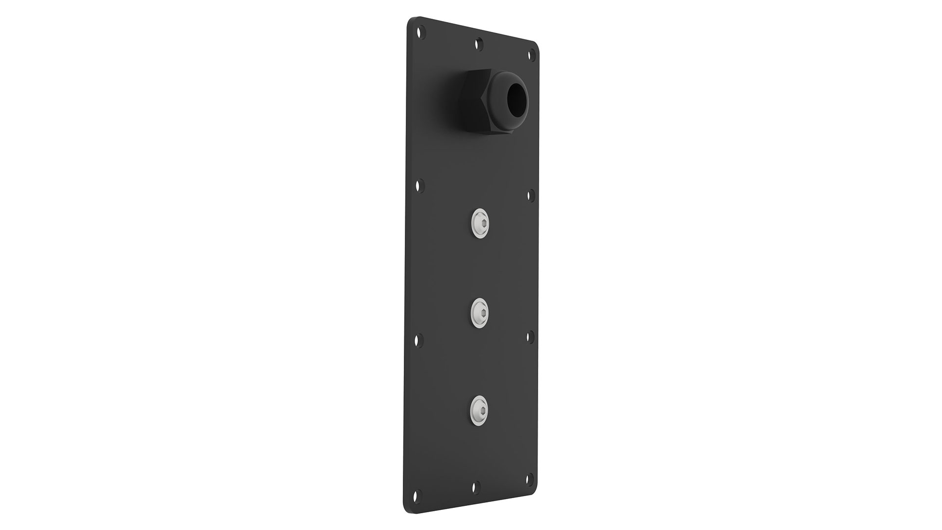 Connection plate with waterproof PG thread cable gland