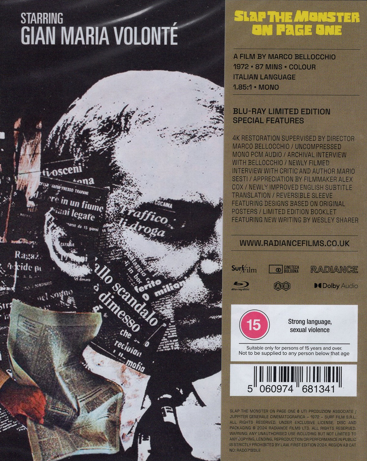 Slap The Monster On Page One (Limited Edition) (ej svensk text) (Blu-Ray) - 2