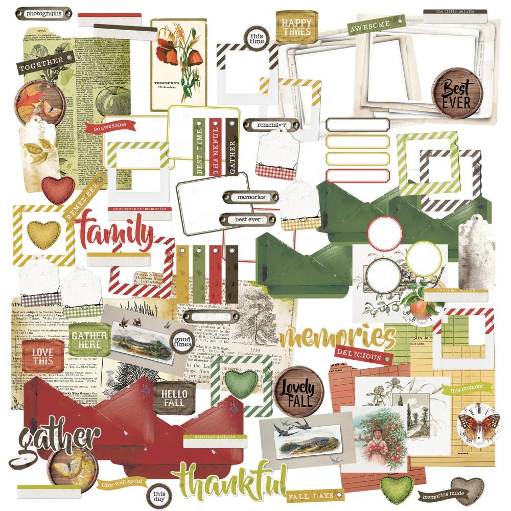 49 And Market - Ephemera Bits - Vintage Orchard - 2