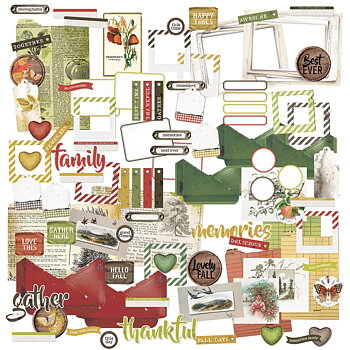 49 And Market - Ephemera Bits - Vintage Orchard