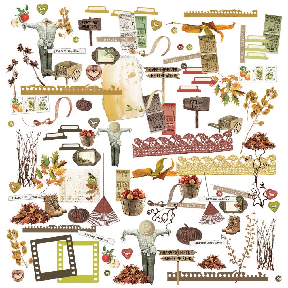 49 And Market - Laser Cut Outs - Vintage Orchard Elements - 2