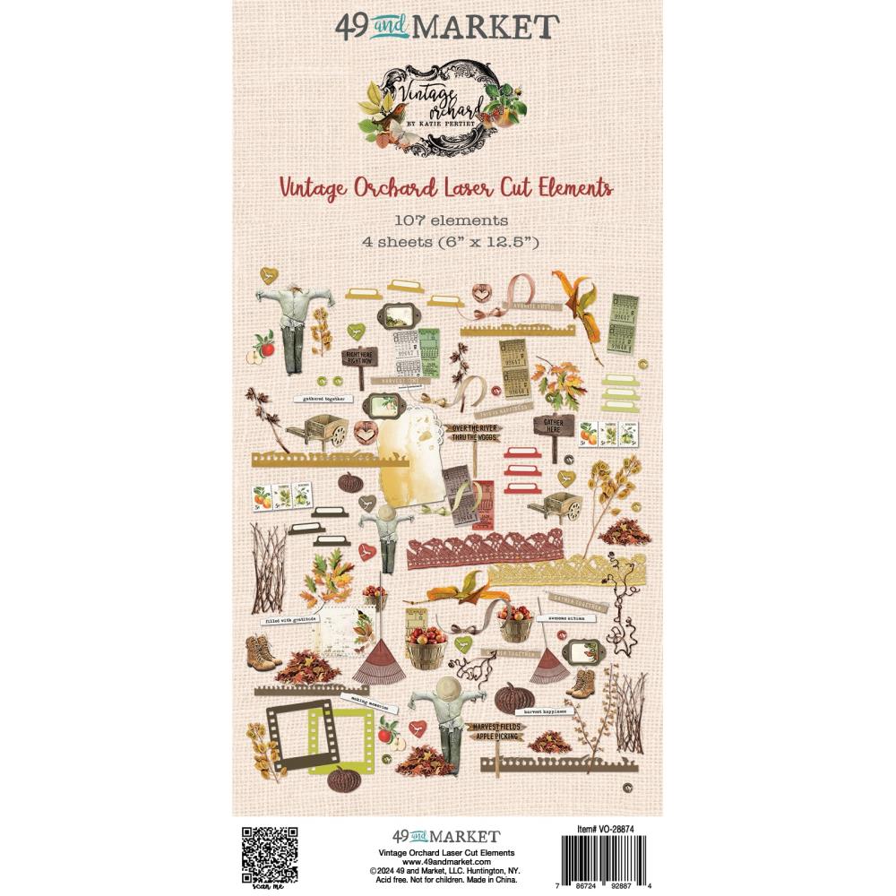 49 And Market - Laser Cut Outs - Vintage Orchard Elements