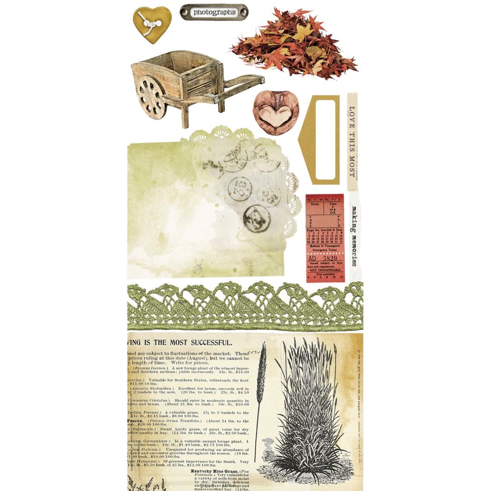 49 And Market - Laser Cut Outs - Vintage Orchard Wildflower - 3