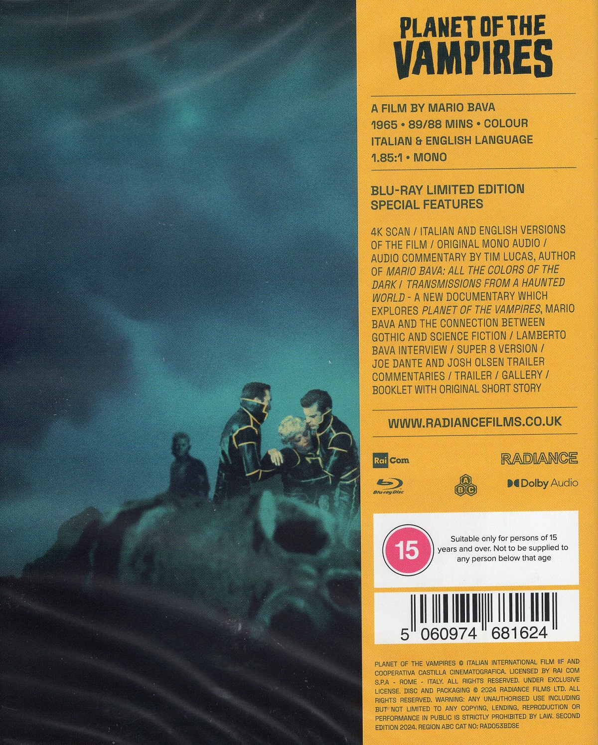 Planet of the Vampires (Limited Edition) (ej svensk text) (Blu-ray) - 2