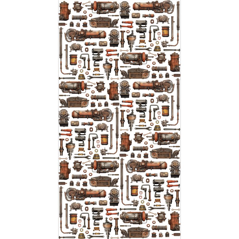 49 And Market - Washi Tape Sheets - Rust And Revs - 2