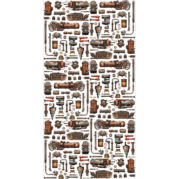 49 And Market - Washi Tape Sheets - Rust And Revs
