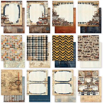 49 And Market - Collection Pack 6x8 - Rust And Revs