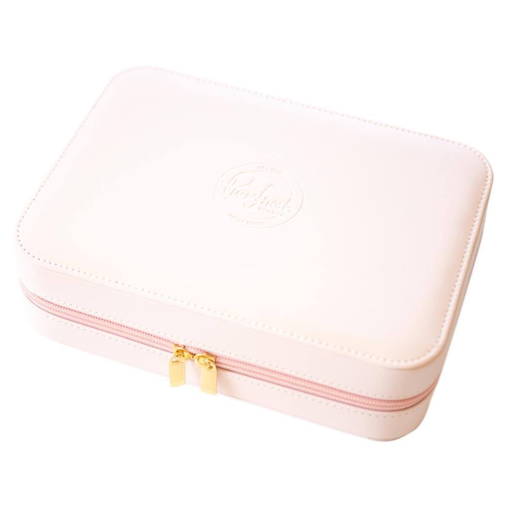 Pinkfresh Studio - Faux Leather Ink Cube Holder Zipper Box - Holds 48 Cubes - 2