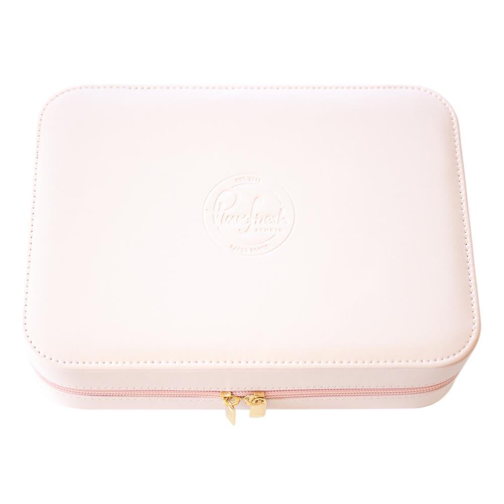 Pinkfresh Studio - Faux Leather Ink Cube Holder Zipper Box - Holds 48 Cubes