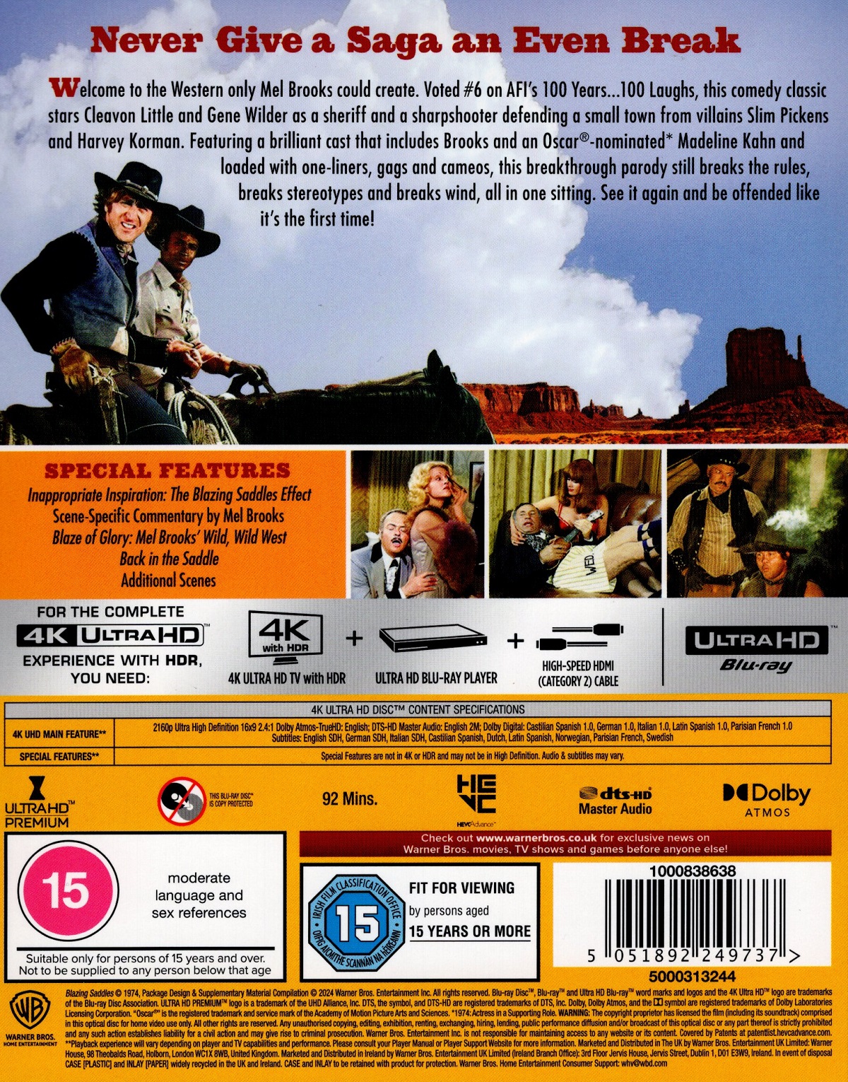 Blazing Saddles (4K Ultra HD) - 2